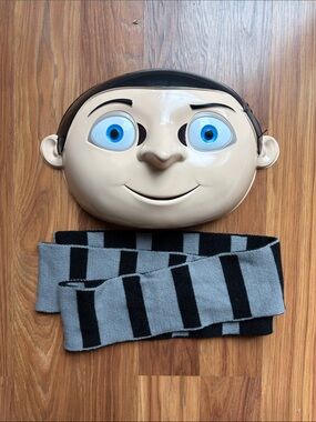 Minions Gru Character Mask with Scarf